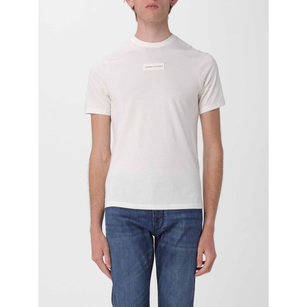 Armani Exchange Men Crew Neck T-Shirt With Logo Armani Exchange